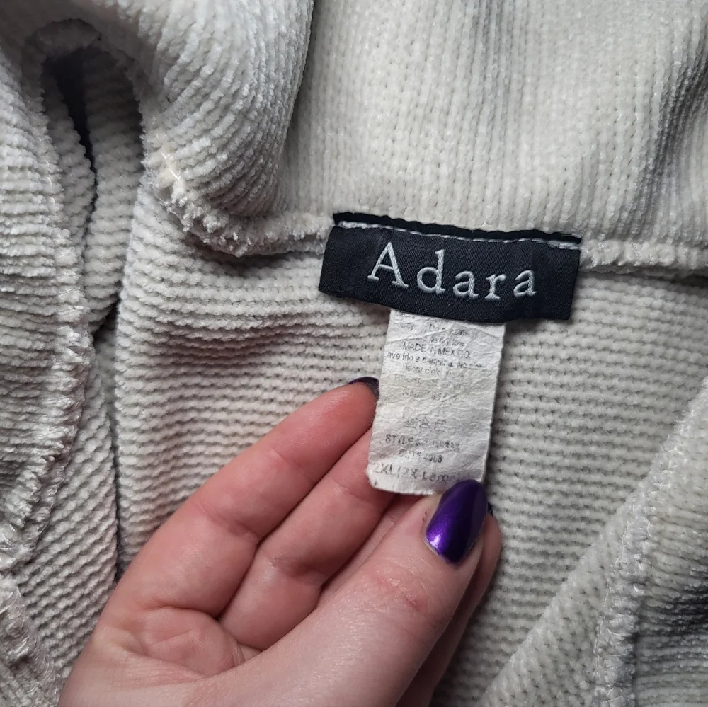 Cream Ribbed Cardigan - Picture 3 of 3